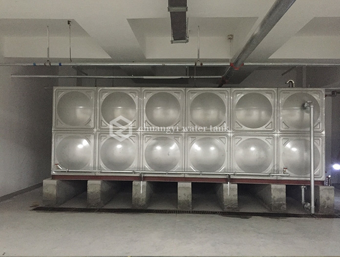 Sheraton Hohhot hotel project in Inner Mongolia - Stainless steel water tank